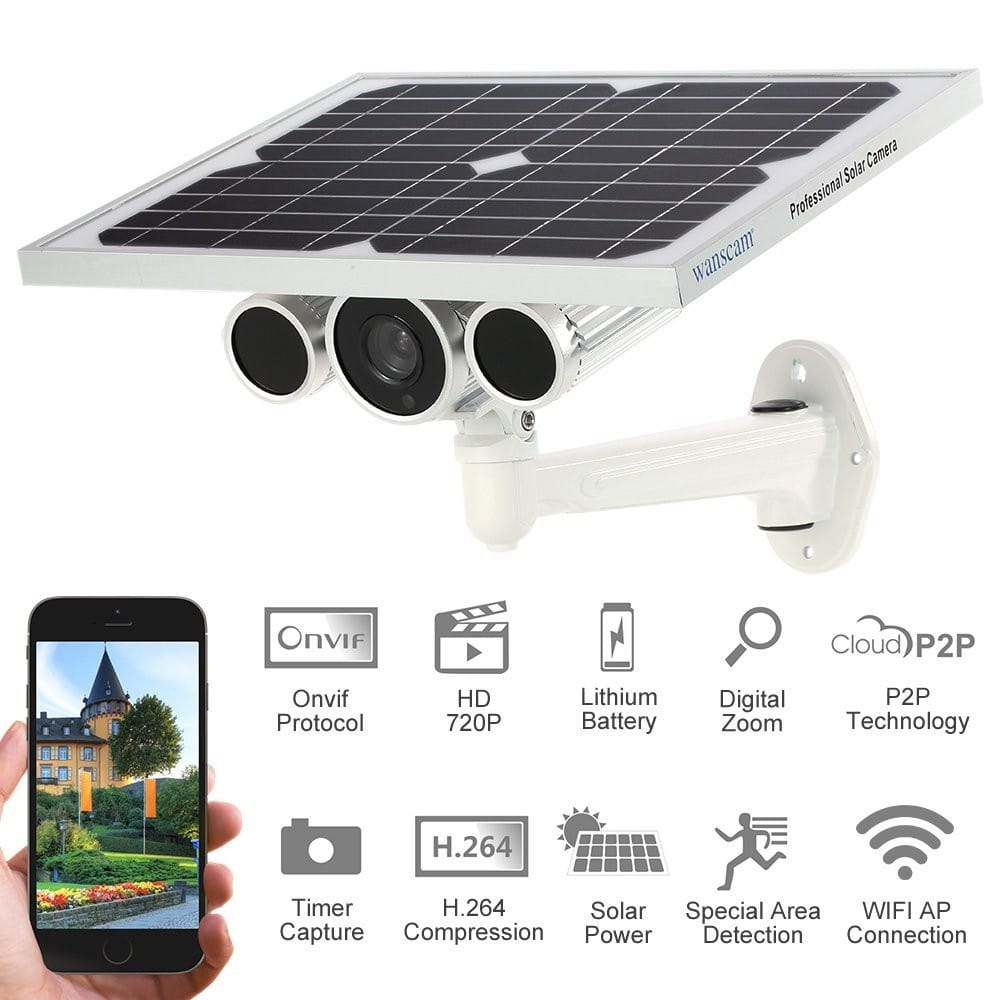 camera surveillance solaire maroc